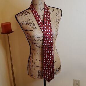 Hallmark Polar Pals Men's Christmas Tie - Red